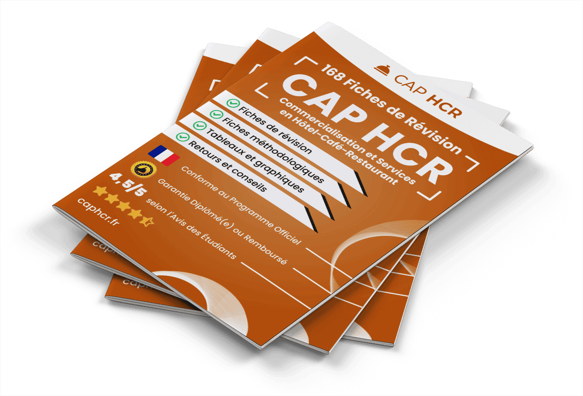 168 Fiches de Révision pour le CAP HCR